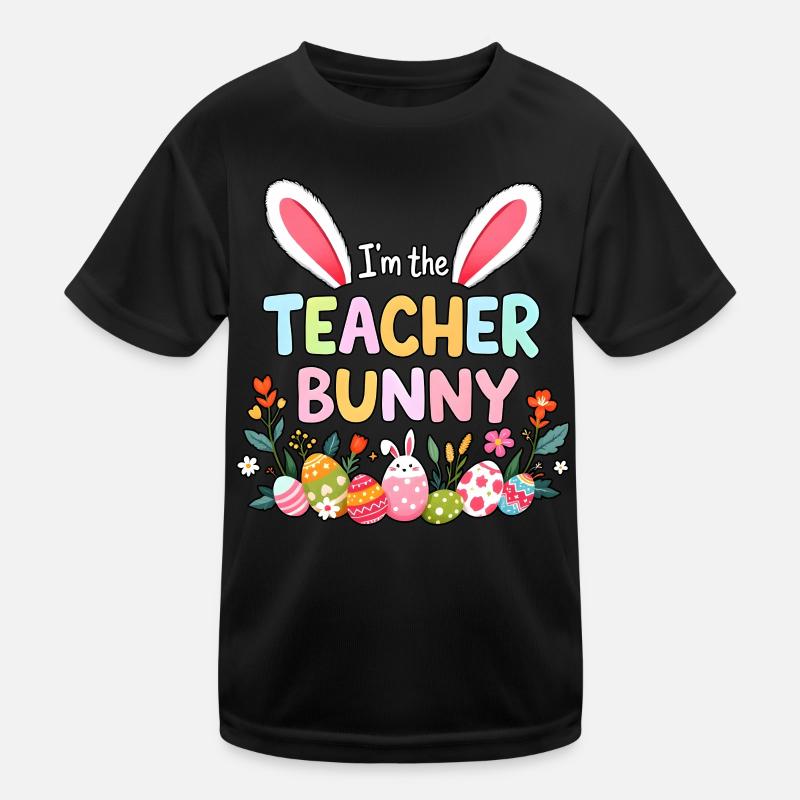 Ich bin der Lehrerhase Kinder Funktions-T-Shirt