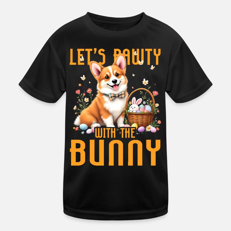 Let's Pawity mit dem Hasen Kinder Funktions-T-Shirt