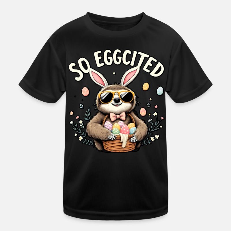 So Eggcited Kids Functional T-Shirt