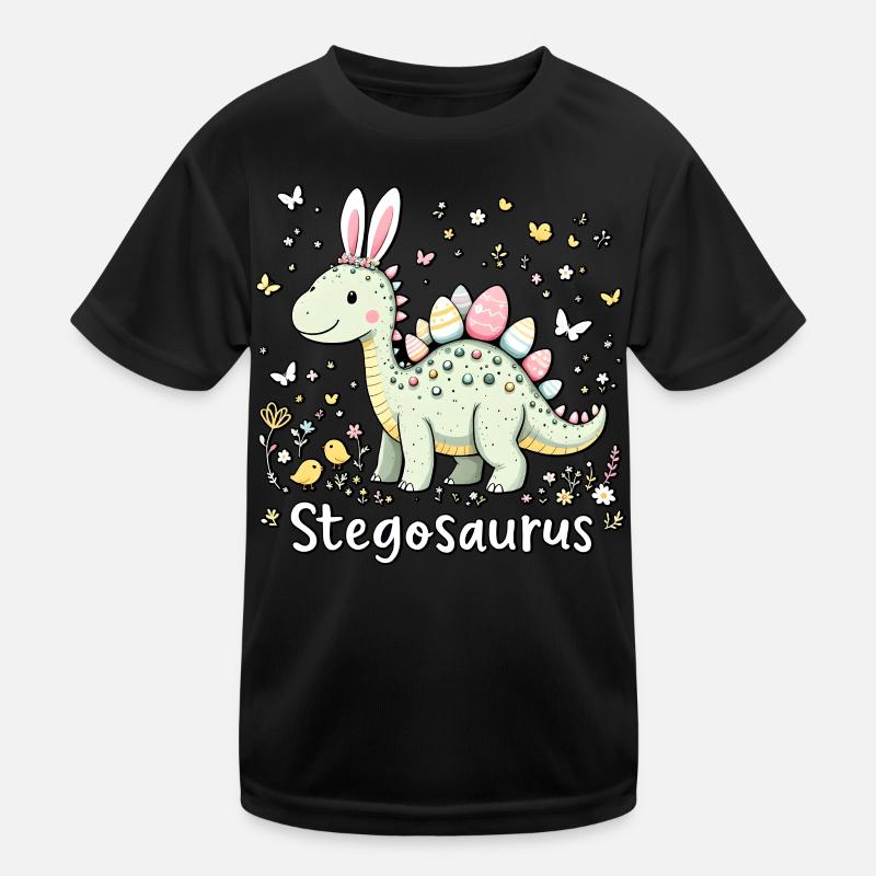 Stegosaurus Kinder Funktions-T-Shirt