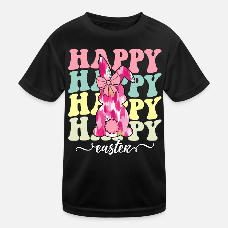 Happy Easter Kids Functional T-Shirt