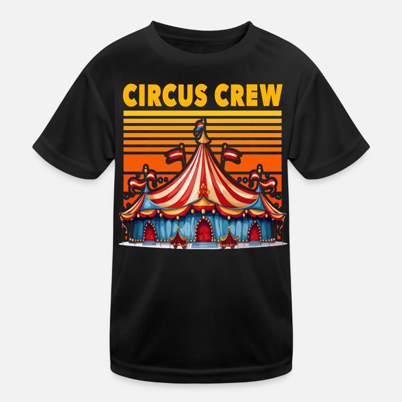 Zirkus-Crew Kinder Funktions-T-Shirt