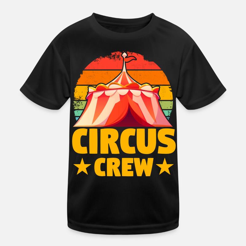Zirkus-Crew Kinder Funktions-T-Shirt
