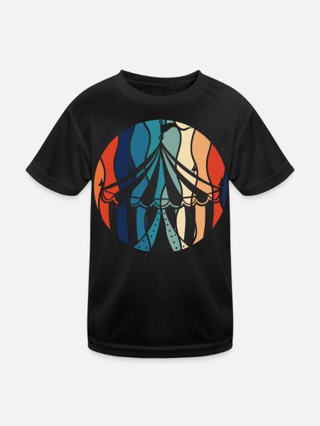 Circus - Kids Functional T-Shirt - black - Front