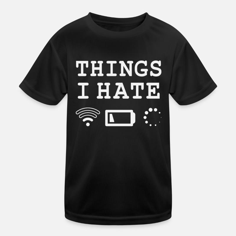 Things I hate Kids Functional T-Shirt