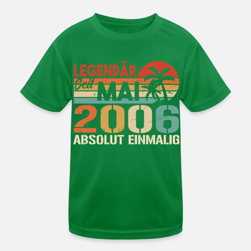 Legendär seit Mai 2006 - Geburtstag im Mai 2006 Kinder Funktions-T-Shirt