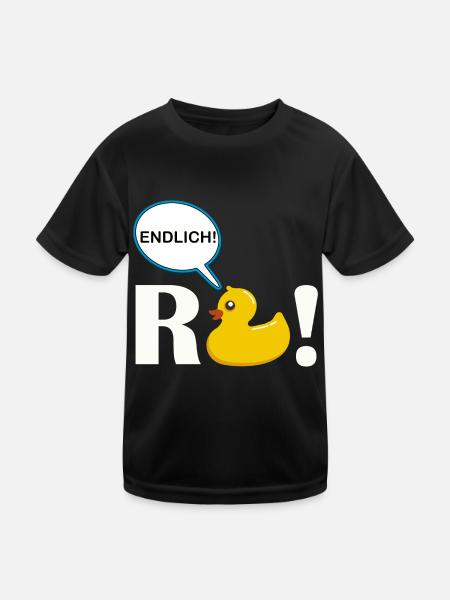 Lustige Rente bedrucktes Sprüche Opa Oma - Kinder Funktions-T-Shirt - Schwarz