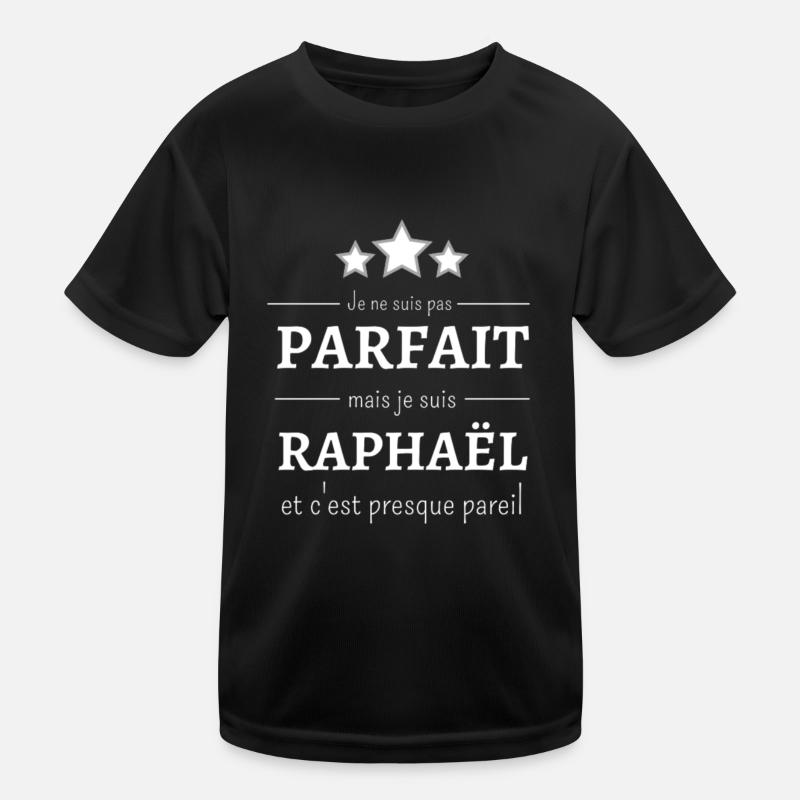 Ich bin nicht perfekt, aber ich bin Raphael Geschenk Kinder Funktions-T-Shirt