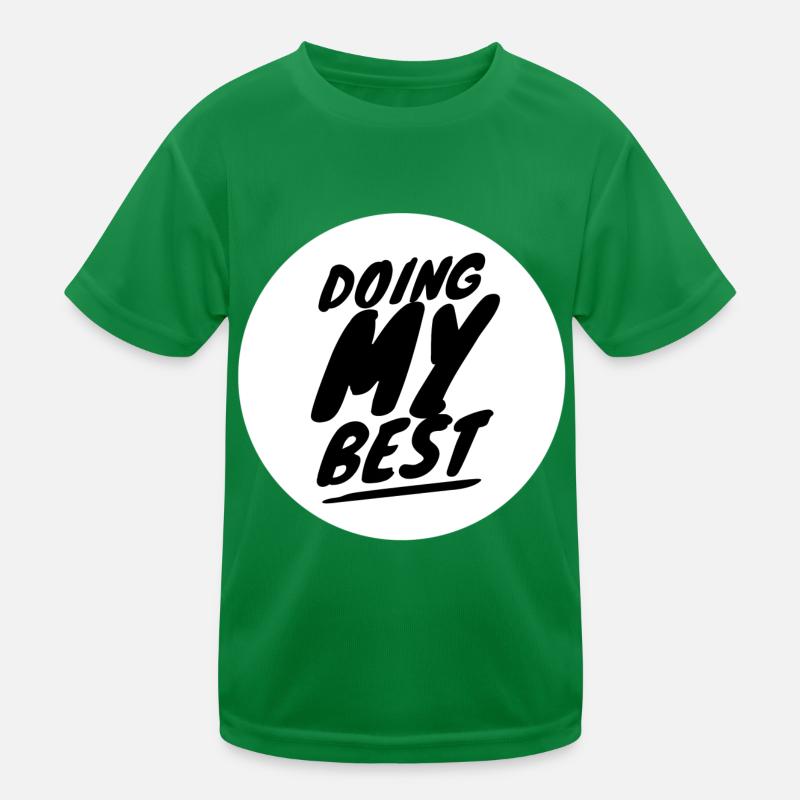 Meine beste Motivation harte Arbeit Kinder Funktions-T-Shirt