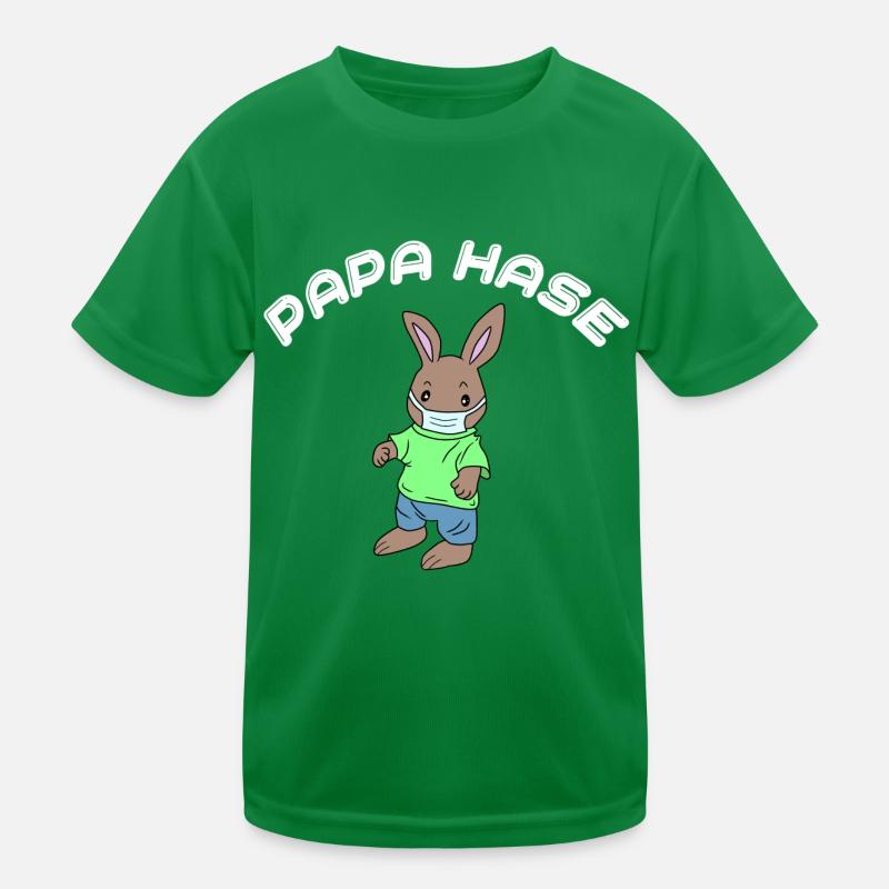 Papa Hase Kinder Funktions-T-Shirt