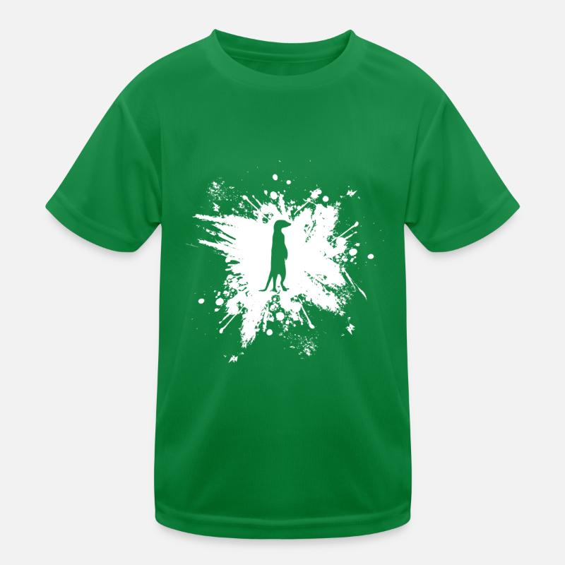 Erdmännchen Kinder Funktions-T-Shirt