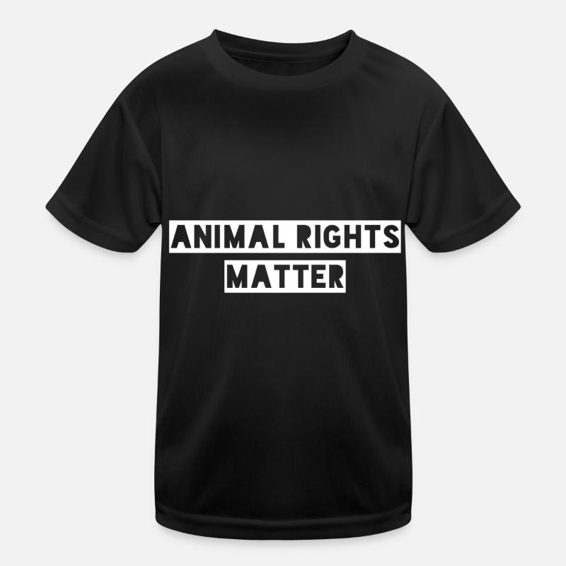 Les droits des animaux comptent Végétalien à base de plantes T-shirt sport Enfant