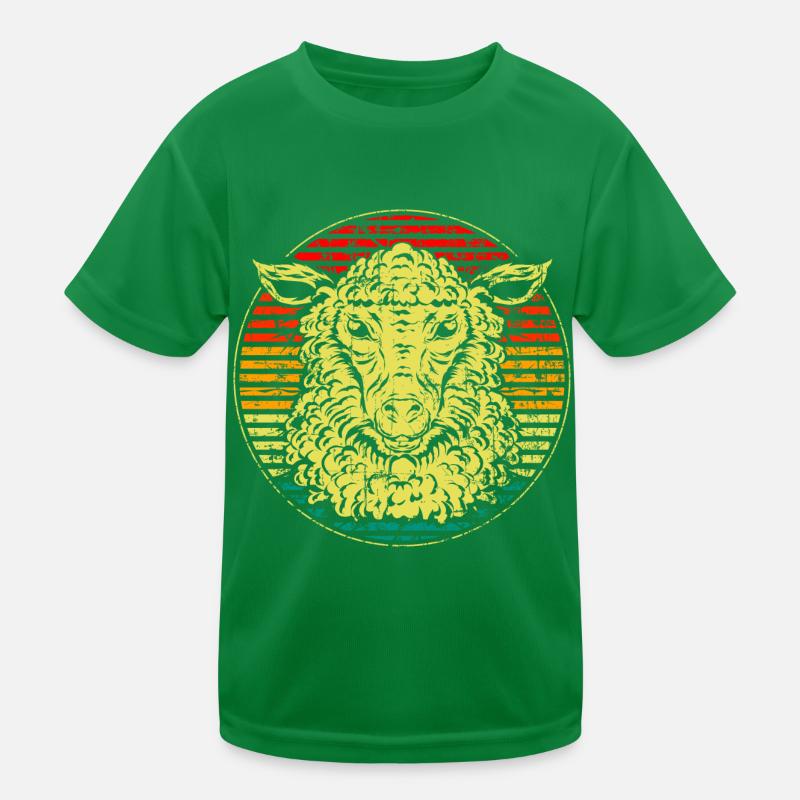 Mouton rétro T-shirt sport Enfant