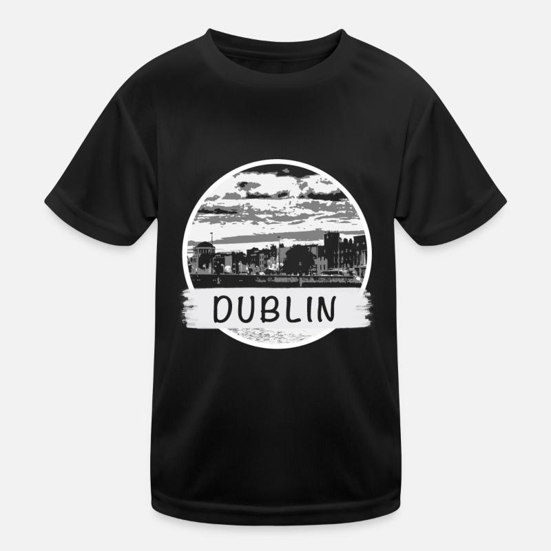 Dublin City Kinder Funktions-T-Shirt