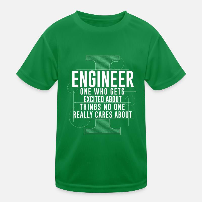 Engineer Kids Functional T-Shirt