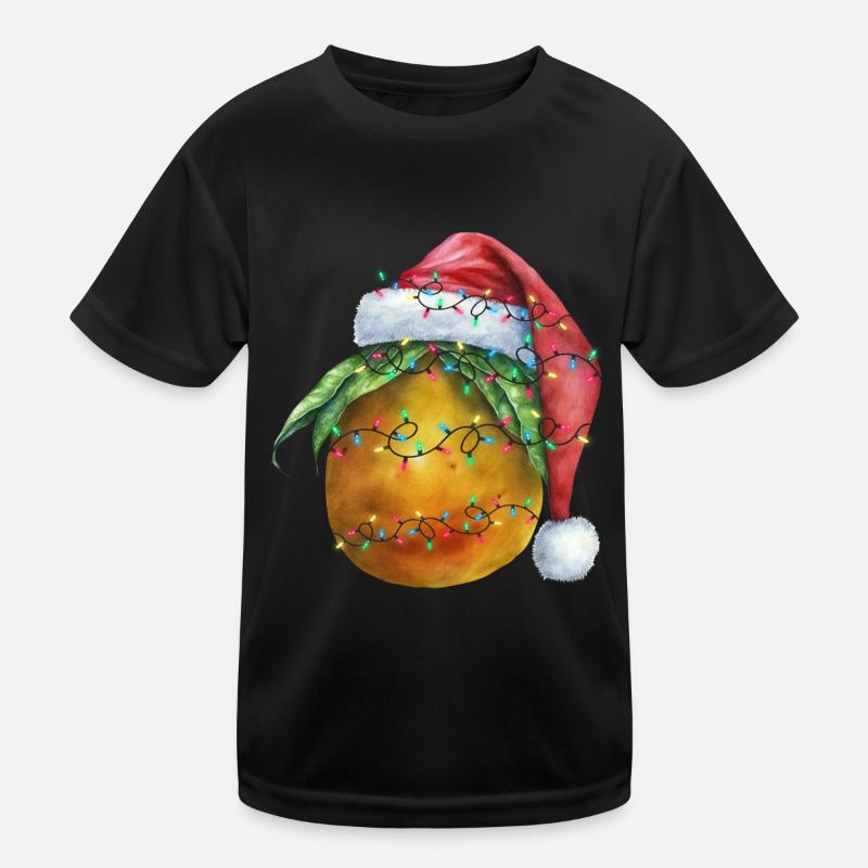Mangue de Noël T-shirt sport Enfant