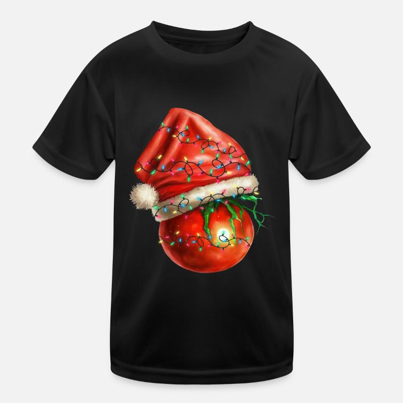christmas Tomate Kinder Funktions-T-Shirt