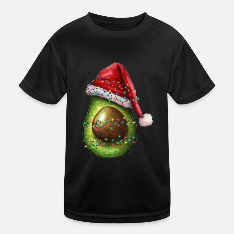 Christmas Avocado Kinder Funktions-T-Shirt
