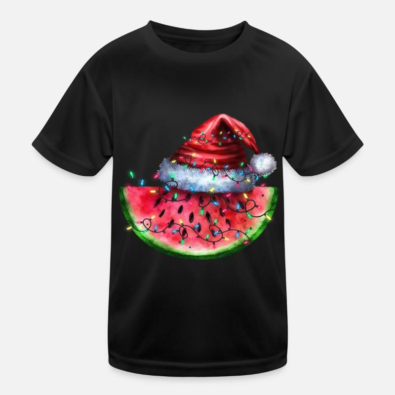 Christmas Wassermelone Kinder Funktions-T-Shirt