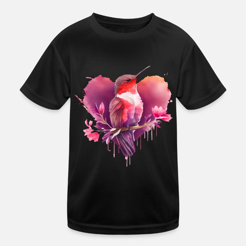 Cadeau de Saint-Valentin Bird T-shirt sport Enfant