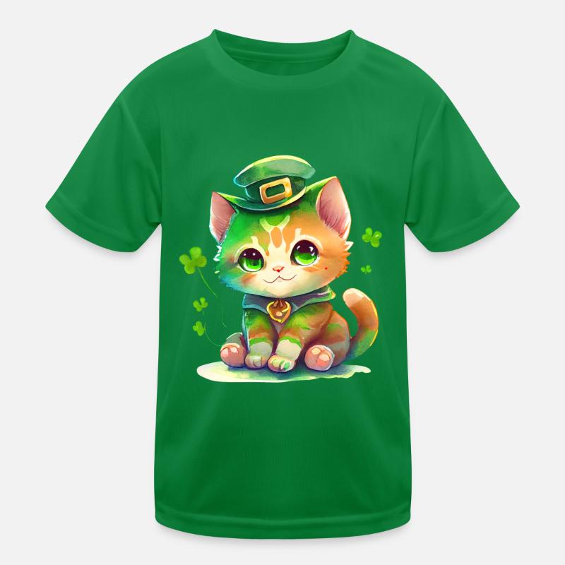 St Paddys St Patricksday St Patrick Day Kinder Funktions-T-Shirt