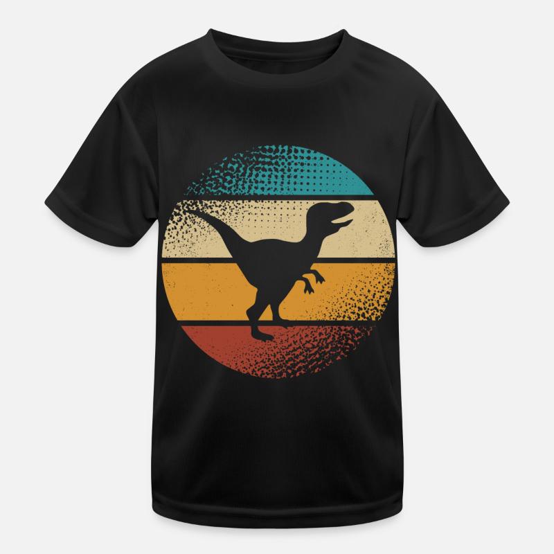 Velociraptor Dino Dinosaurier Kinder Funktions-T-Shirt