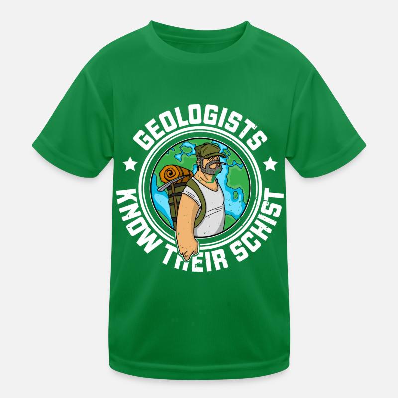 Géologue Études en sciences naturelles Profession T-shirt sport Enfant