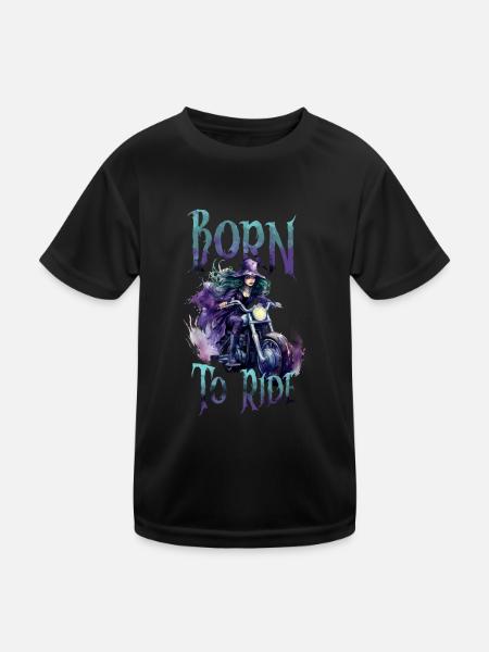 Halloween Pumpkin Horror - Kids Functional T-Shirt - black - Front