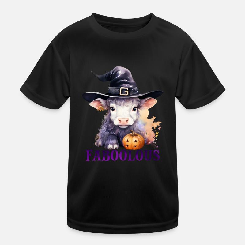 Halloween Pumpkin Horror Kids Functional T-Shirt