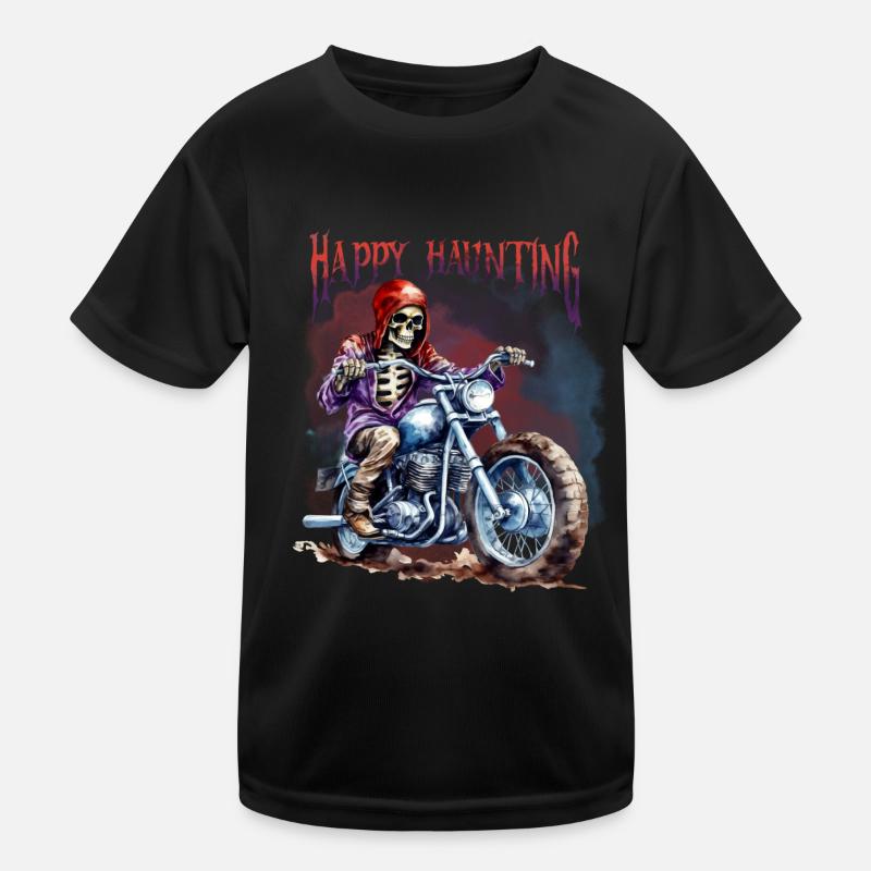 Halloween Pumpkin Horror Kids Functional T-Shirt