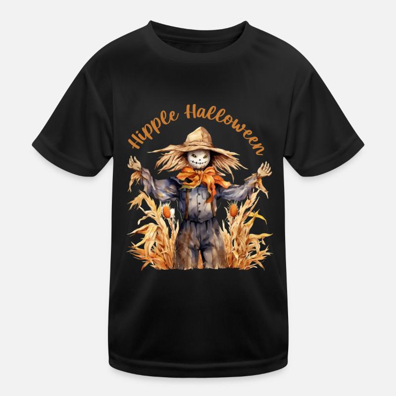 Halloween Pumpkin Horror Kids Functional T-Shirt