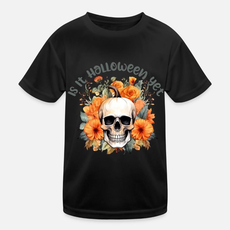 Halloween Horreur de la citrouille T-shirt sport Enfant