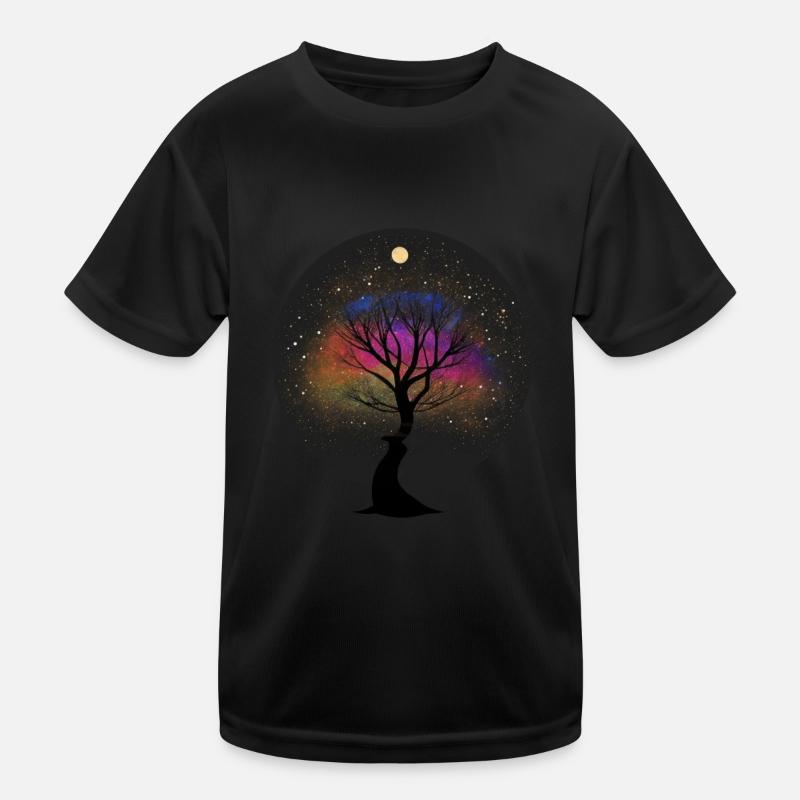 Tree in the universe Kids Functional T-Shirt