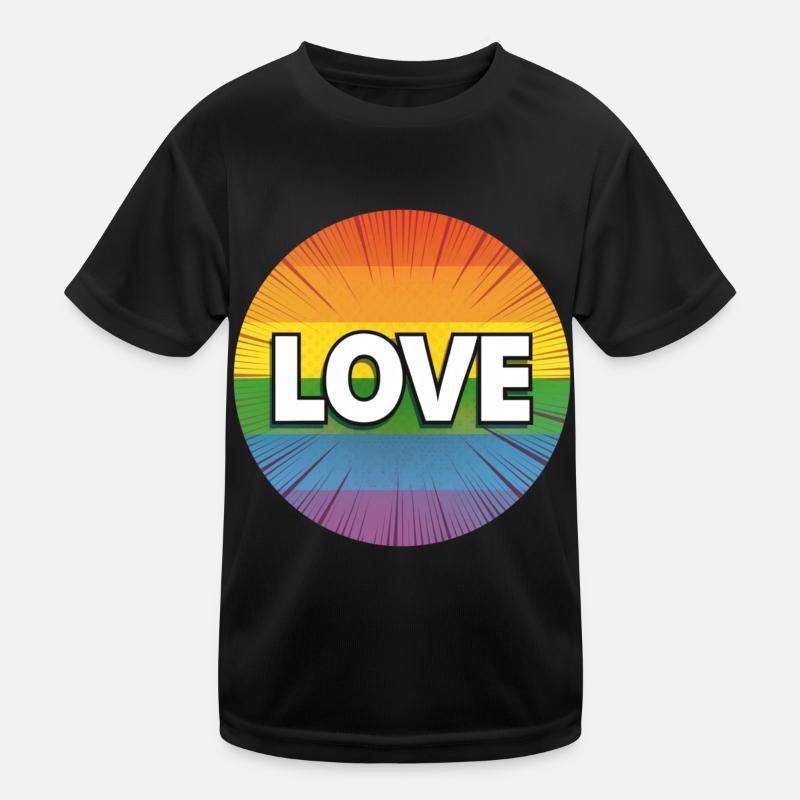 L’amour LGBTQ T-shirt sport Enfant