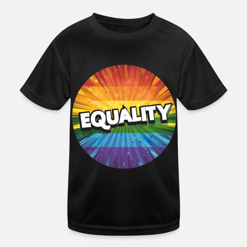 Égalité LGBTQ T-shirt sport Enfant