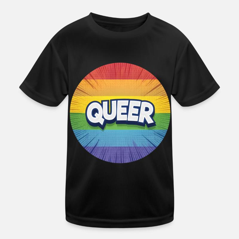 LGBTQ Queer Kinder Funktions-T-Shirt