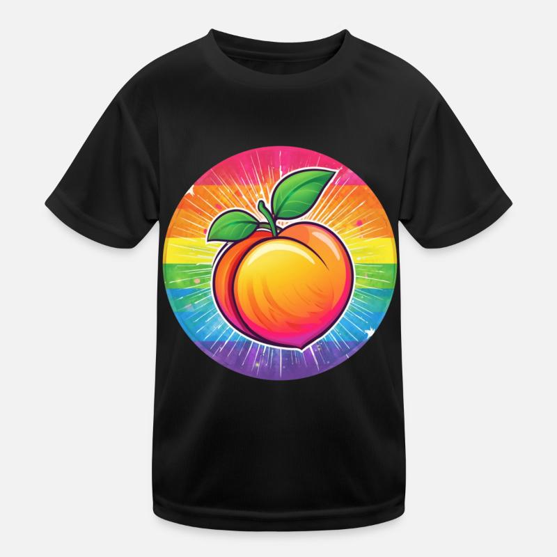 LGBTQ Pfirsich Kinder Funktions-T-Shirt