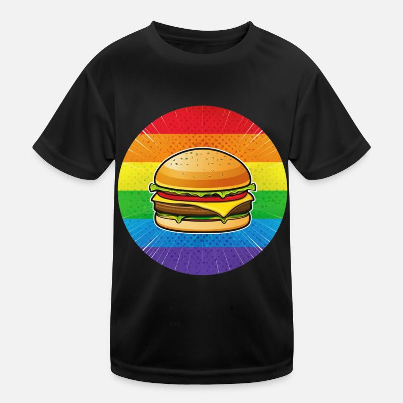 LGBTQ Hamburger Kinder Funktions-T-Shirt