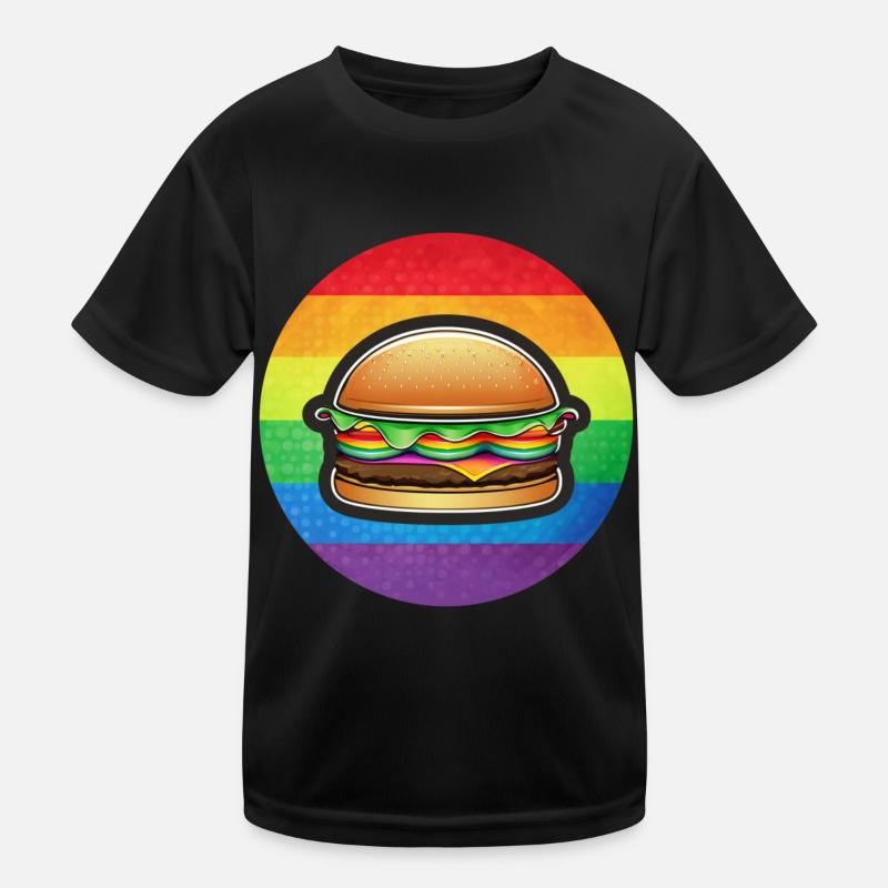 LGBTQ Hamburger Kinder Funktions-T-Shirt