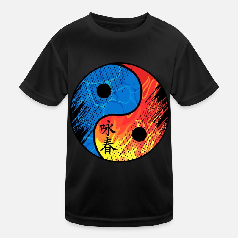 Wing Chun Kinder Funktions-T-Shirt