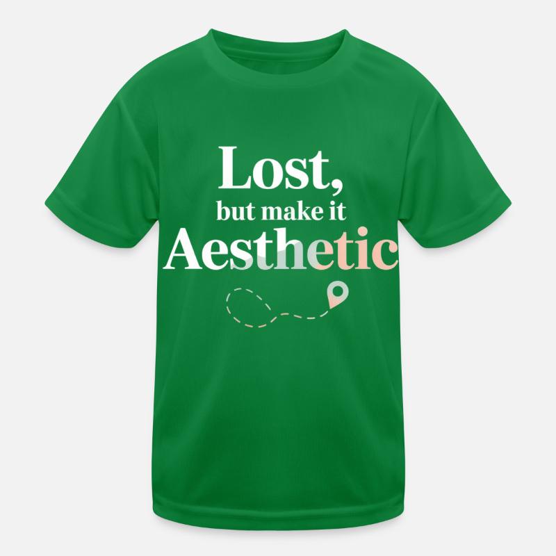 Perdu mais esthétique Épingle de carte SIG T-shirt sport Enfant