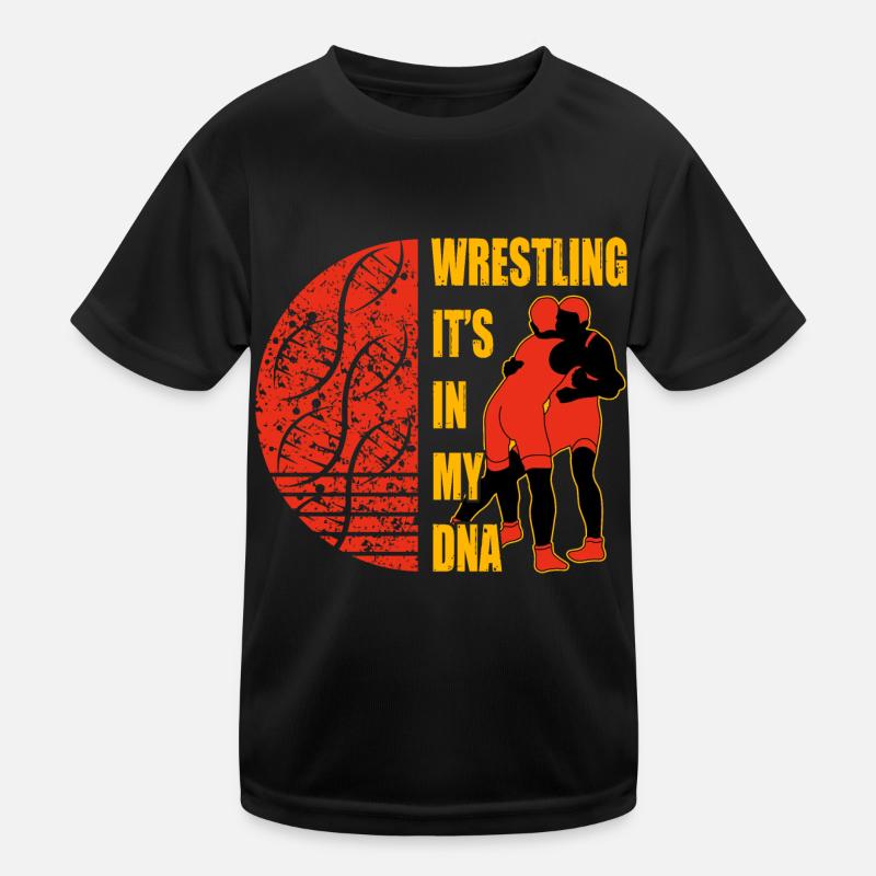 Wrestling it's in my DNA Kids Functional T-Shirt