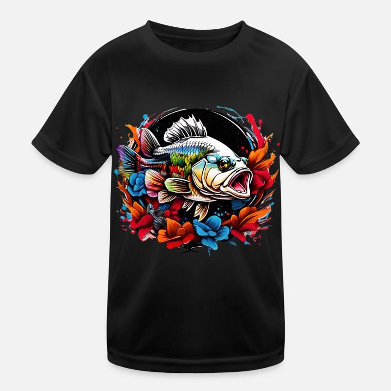 Barsch-Fisch Kinder Funktions-T-Shirt