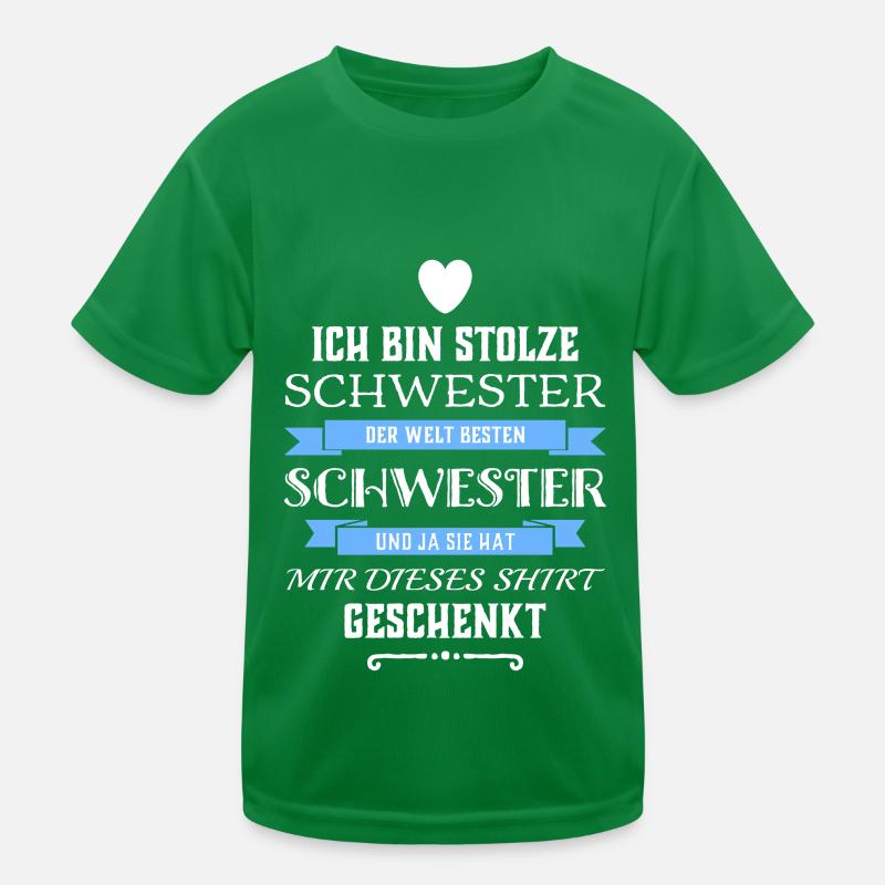 Ich Bin Stolze Schwester einer Schwester Kinder Funktions-T-Shirt