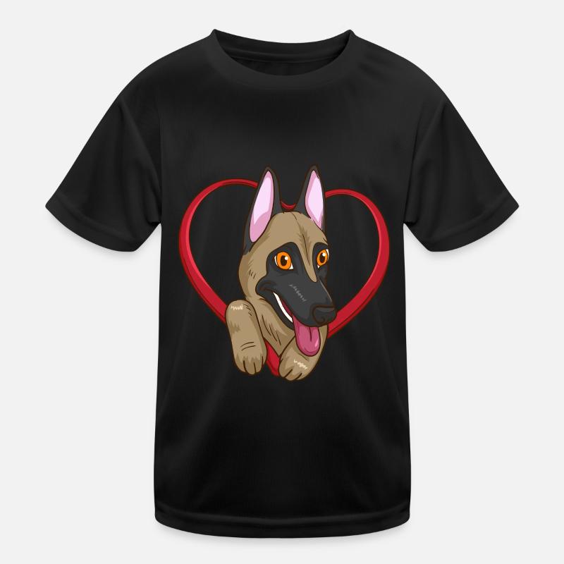 Chien de berger belge malinois T-shirt sport Enfant