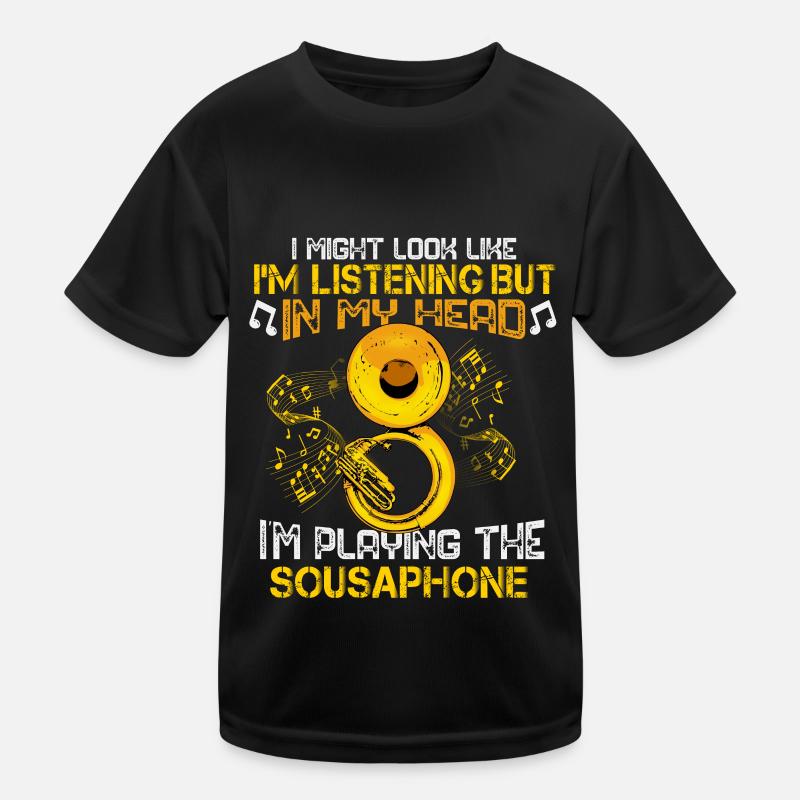 Sousaphone Gift Orchestra Big Band Sousaphone Kids Functional T-Shirt
