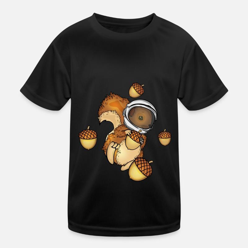 Squirrel Astronaut Gift Kids Space Kids Functional T-Shirt
