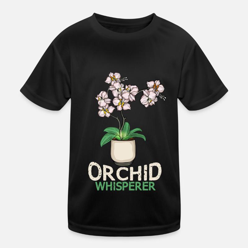 Orchidee Geschenk Frauen Blume Floristin Orchidee Kinder Funktions-T-Shirt
