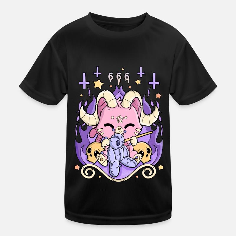 Gothic Kawaii Creepy Pastel Goth Chibi Kawaii Kinder Funktions-T-Shirt