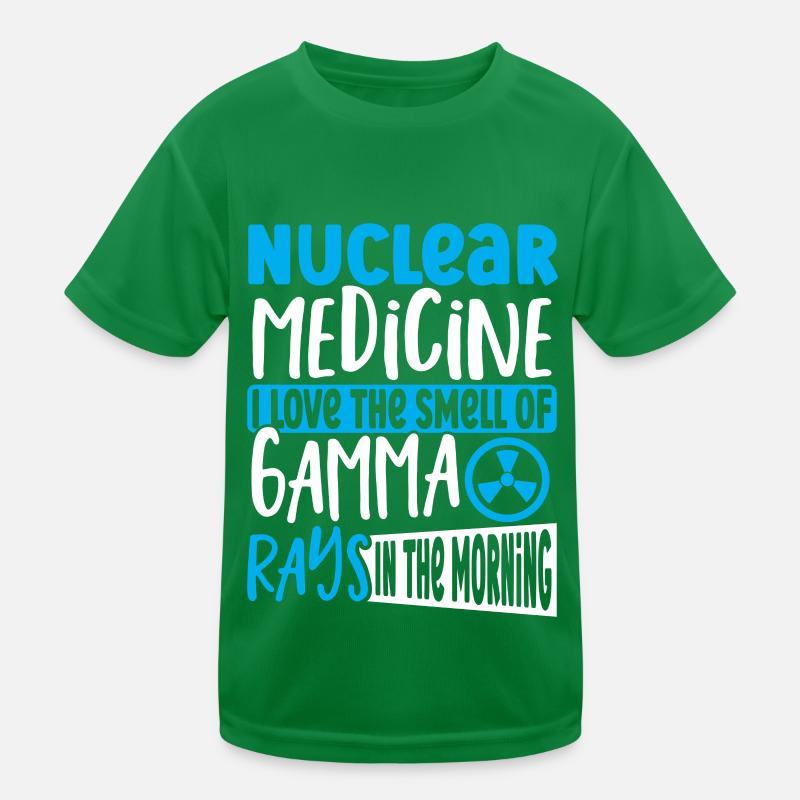 Nuklearmedizin Ich liebe den Geruch von Kinder Funktions-T-Shirt